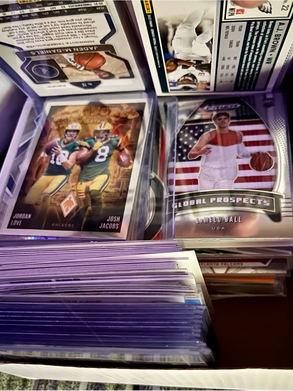 Large Sports Card Rookie & Insert Lot. NFL/MLB/NBA - Picture 4 of 4